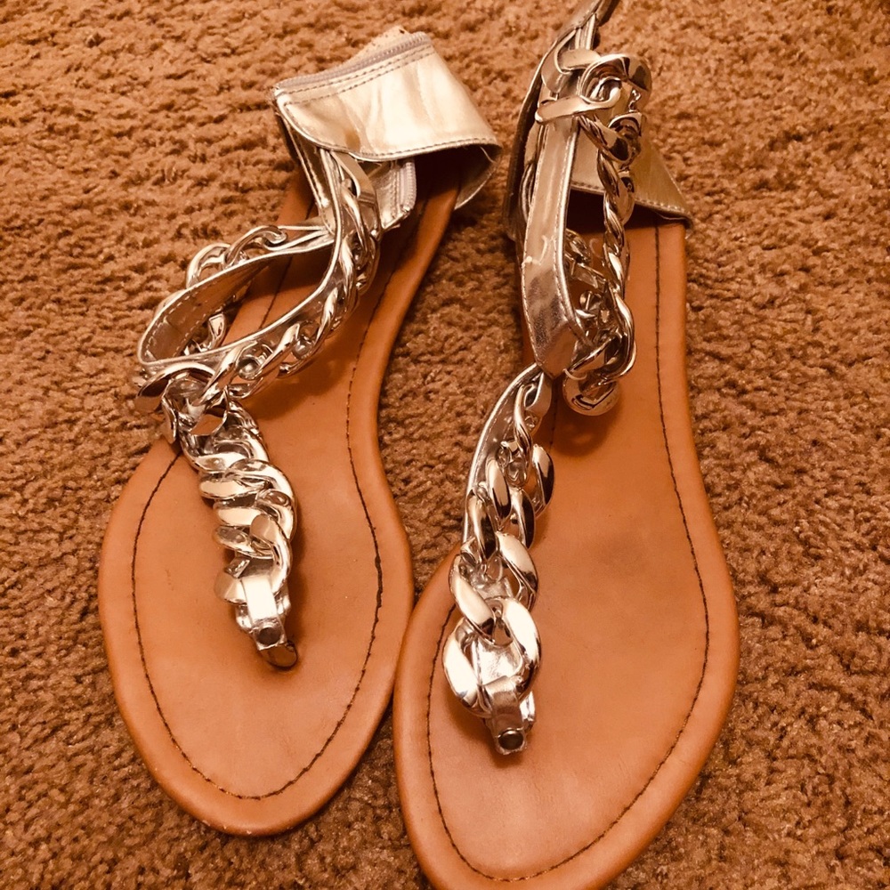 Chain gladiators sandals